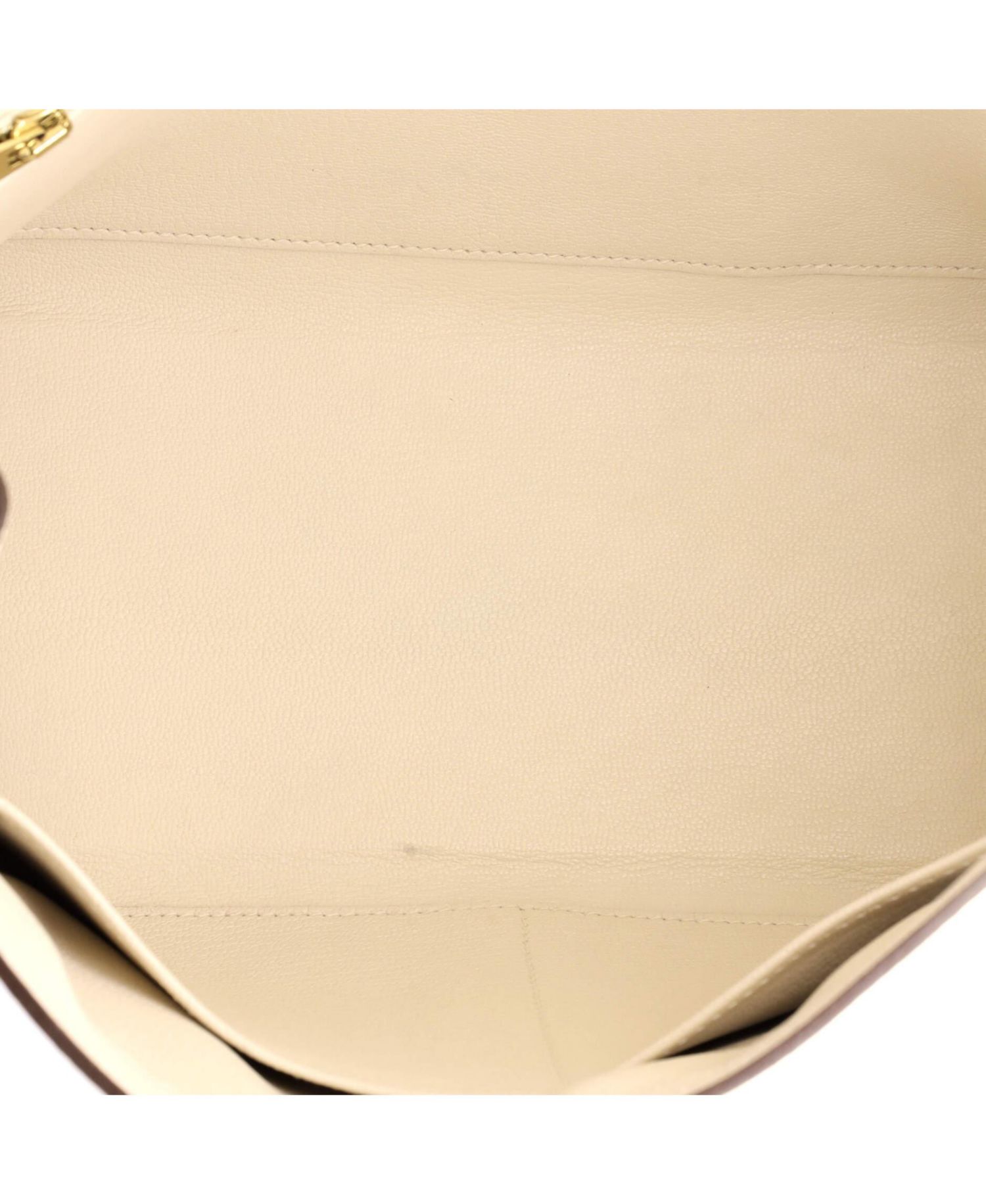 Pre-Owned Hermes Kelly 28 Handbag Light Togo with Gold Hardware