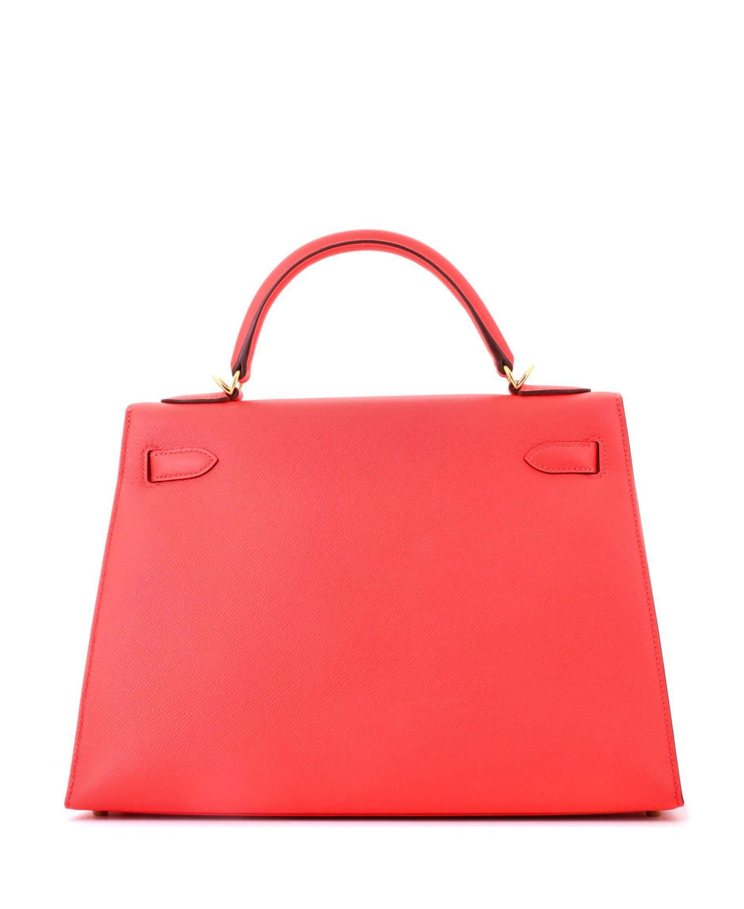 Pre-Owned Hermes Kelly 32 Handbag Pink Epsom with Gold Hardware