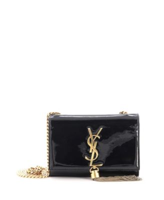 Small Classic Monogram Tassel Crossbody Bag Patent