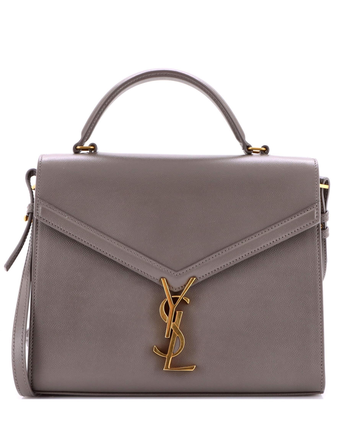 Pre-Owned Saint Laurent Cassandra Leather Top Handle Shoulder Bag