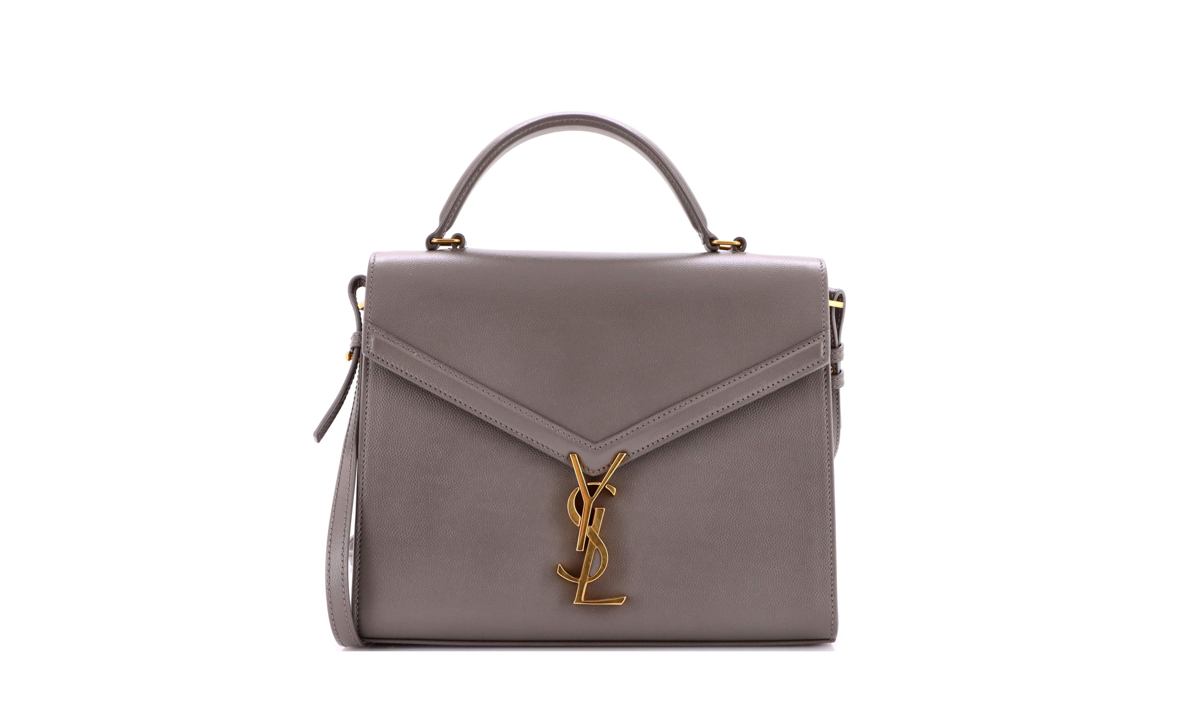 Pre-Owned Saint Laurent Cassandra Leather Top Handle Shoulder Bag