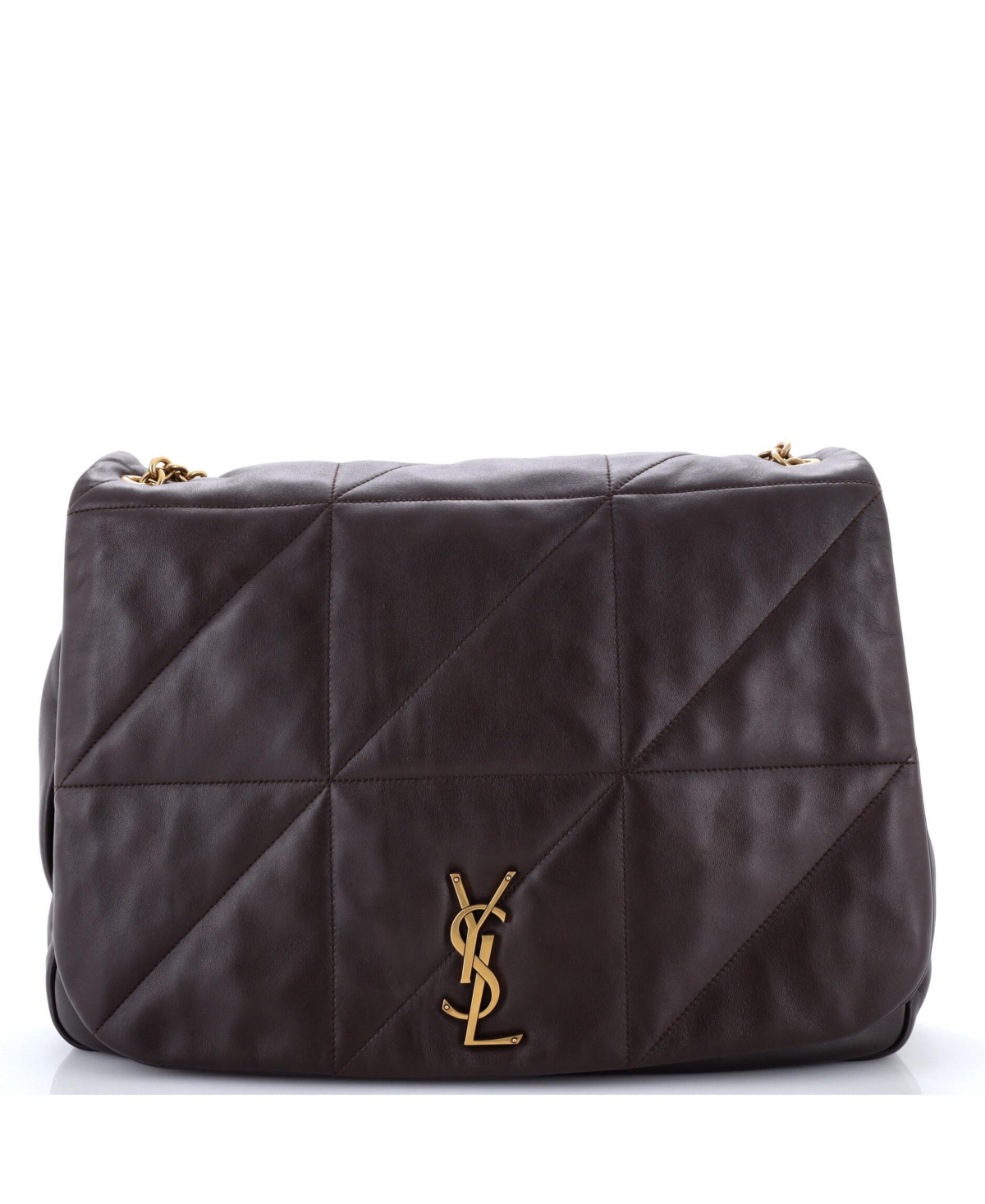 Pre-Owned Saint Laurent Large Jamie 4.3 Shoulder Bag Quilted Leather - Brown
