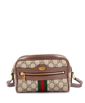 Mini Ophidia Shoulder Bag GG Coated Canvas