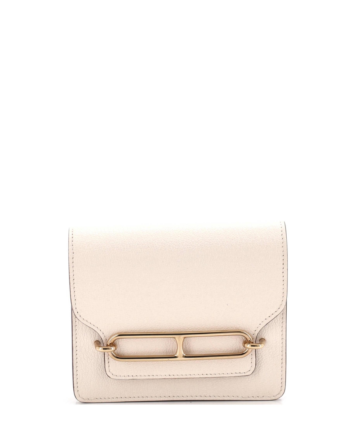 Pre-Owned Hermes Roulis Slim Chevre Mysore Card Case