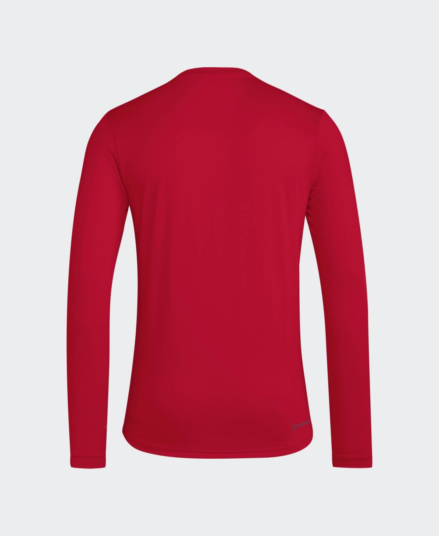Мужская футболка adidas Red Texas Tech Red Raiders Primary Locker Logo Pre-Game Long Sleeve — фото 2