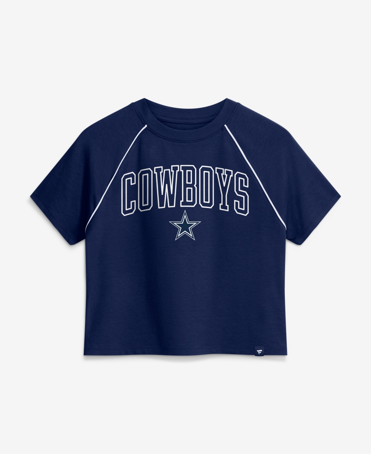 Fanatics Women's Dallas Cowboys Offensive Scheme Raglan Cropped T-Shirt
