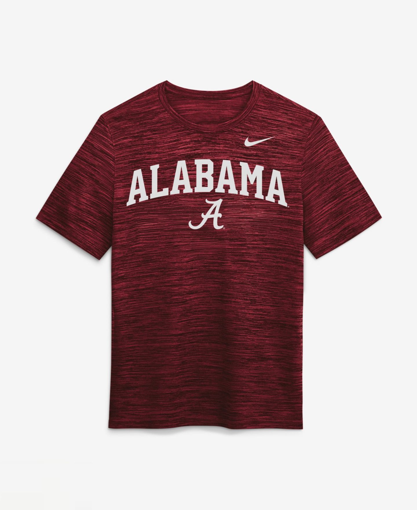 Мужская футболка Nike Crimson Alabama Crimson Tide Primetime Arch Logo Velocity Dri-FIT — фото 1