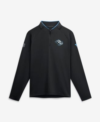 Men's Black Utah Mammoth Authentic Pro Rink Lightweight Quarter-Zip Pullover