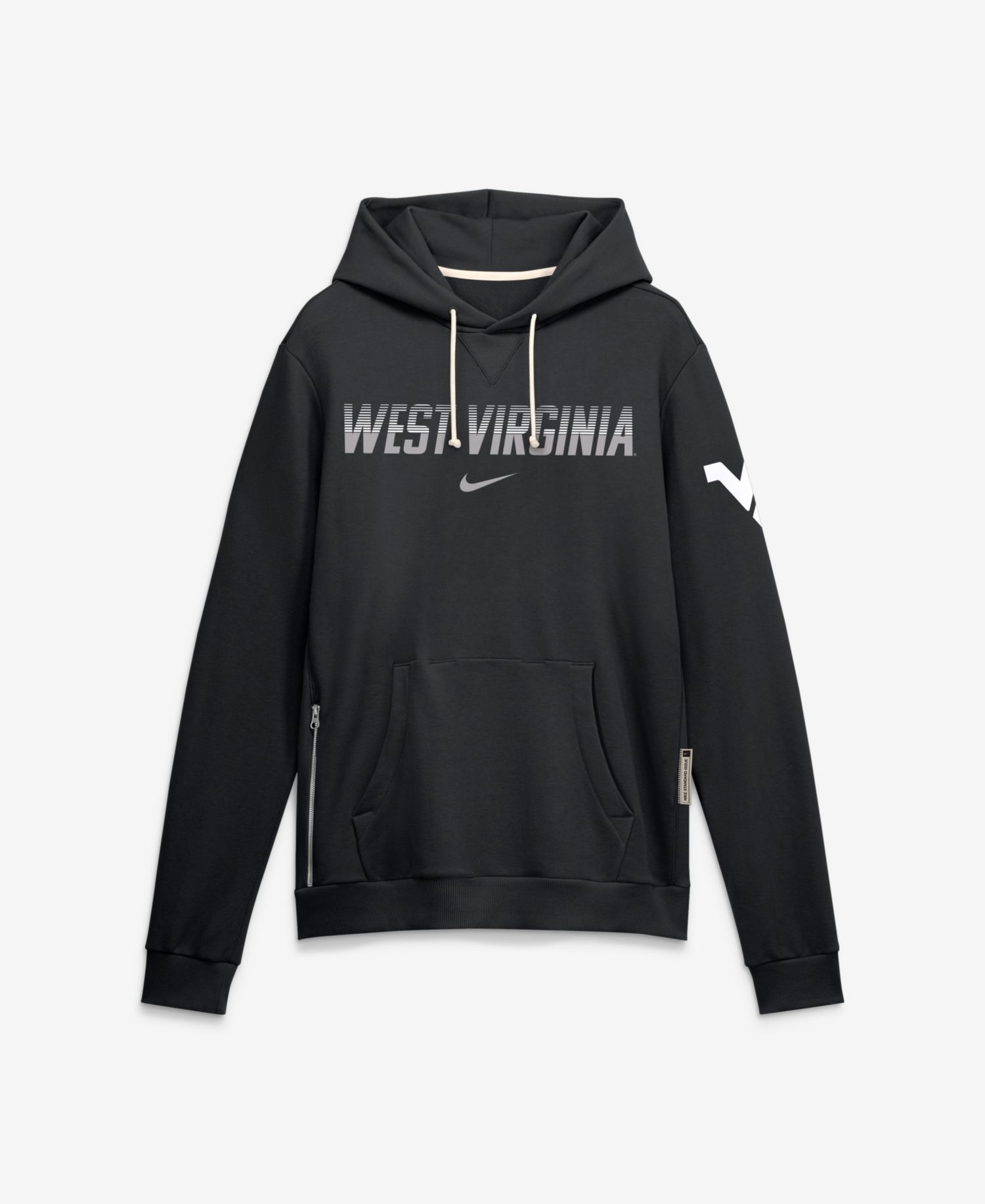 Men's Black West Virginia Mountaineers 2026 Sideline Standard Issue Dri-FIT Hoodie
