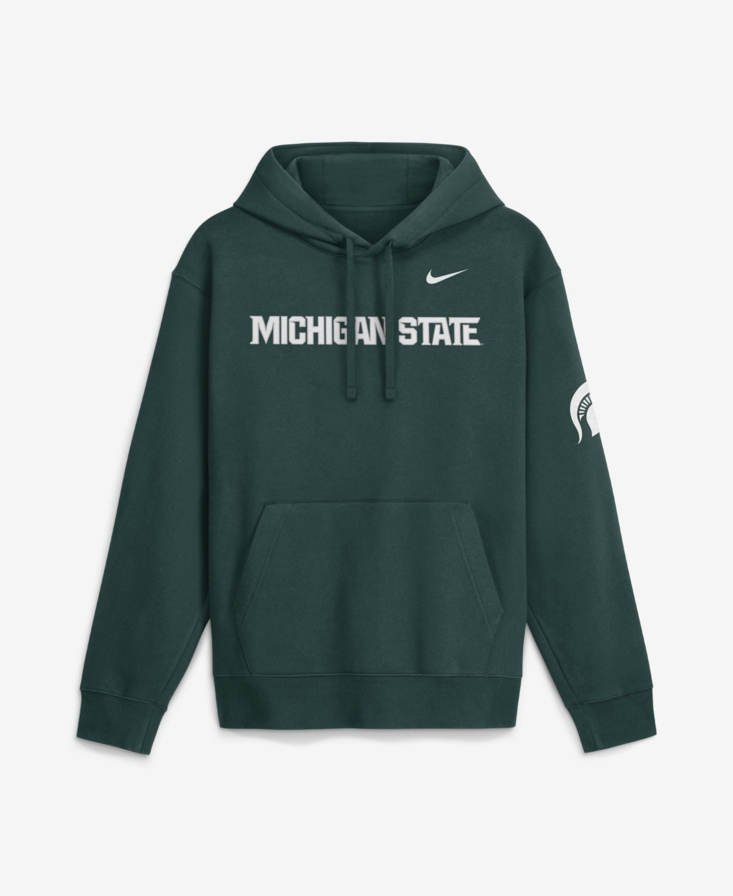 Men's Green Michigan State Spartans 2026 Sideline Club Fleece Hoodie