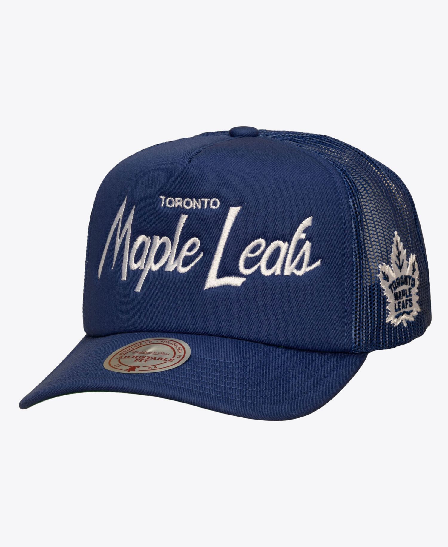 Men's Blue Toronto Maple Leafs Head Coach Trucker Adjustable Hat
