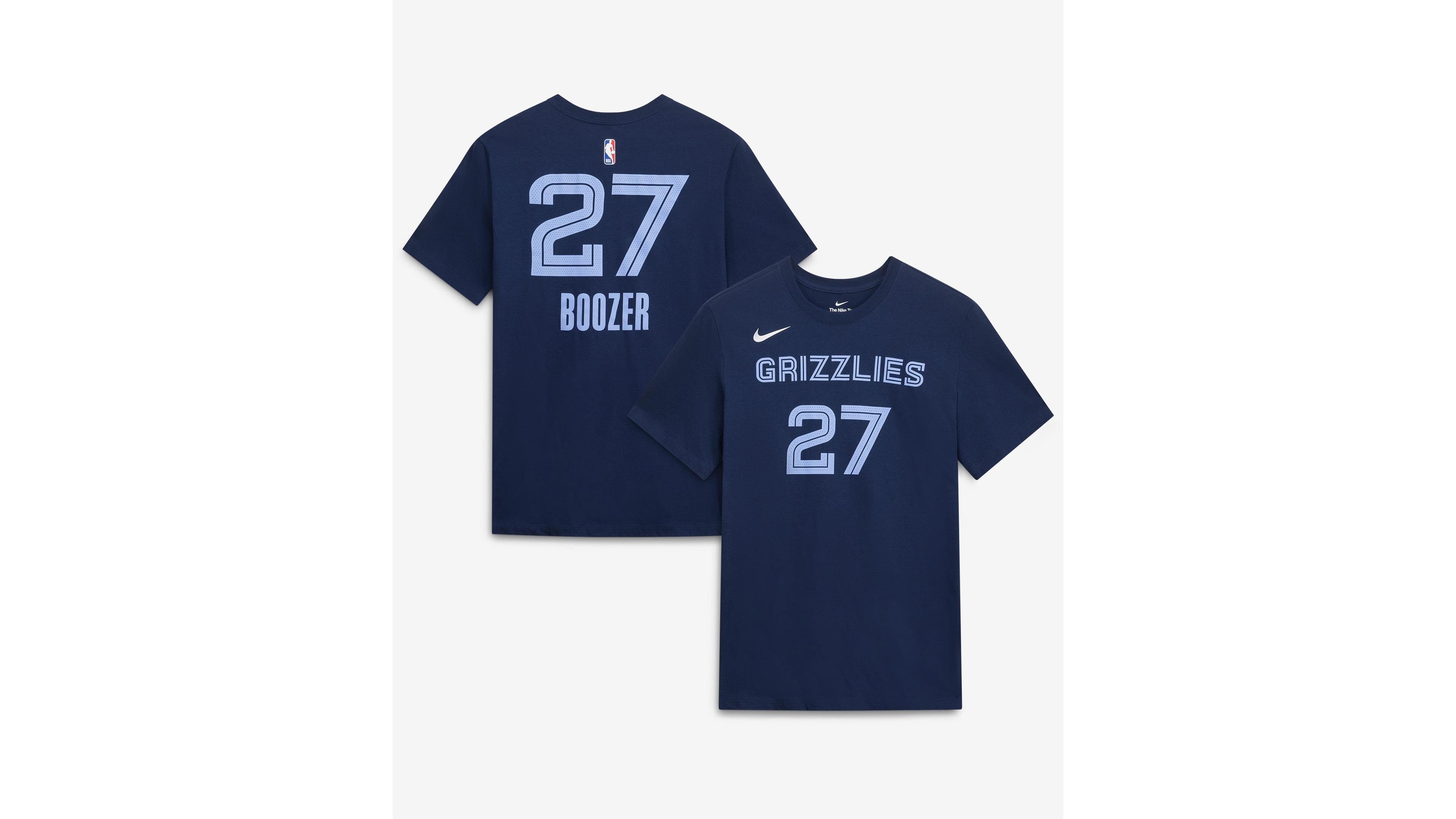 Nike Men's and Women's Memphis Grizzlies Cameron Boozer Name & Number T-Shirt