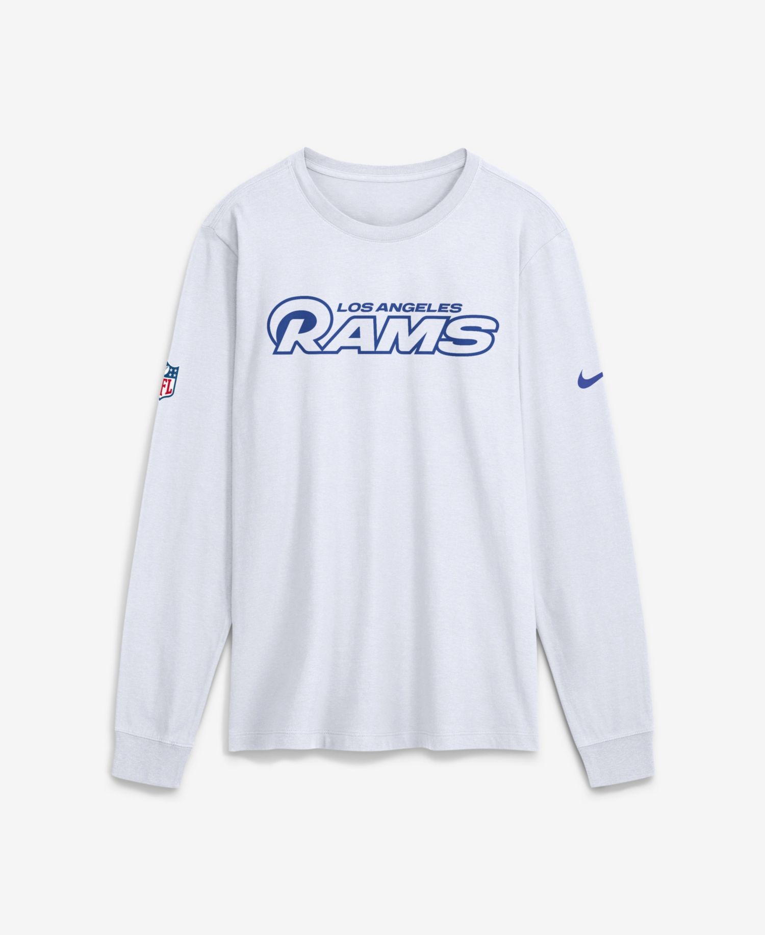Men's Los Angeles Rams Fearsome White Option Offense Long Sleeve T-Shirt