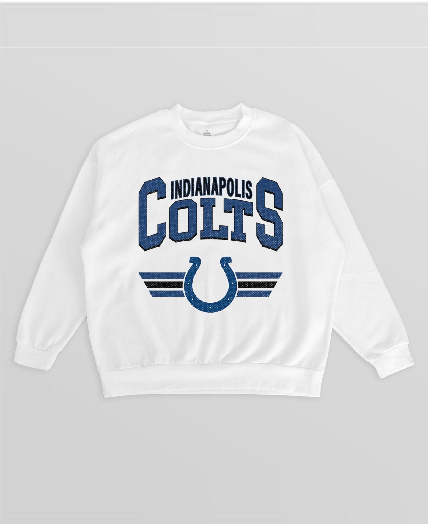Женская толстовка Gameday Couture White Indianapolis Colts Swift Strike Premium Oversized Fleece Pullover — фото 2