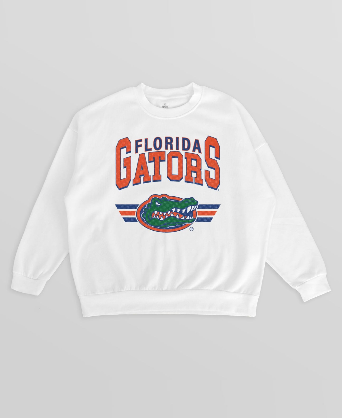 Женская толстовка Gameday Couture White Florida Gators Oversized Premium Fleece — фото 2