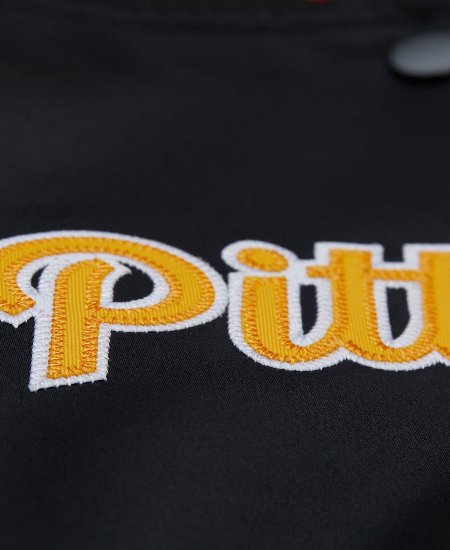 Women's Black Pittsburgh Steelers Full-Snap Satin Jacket