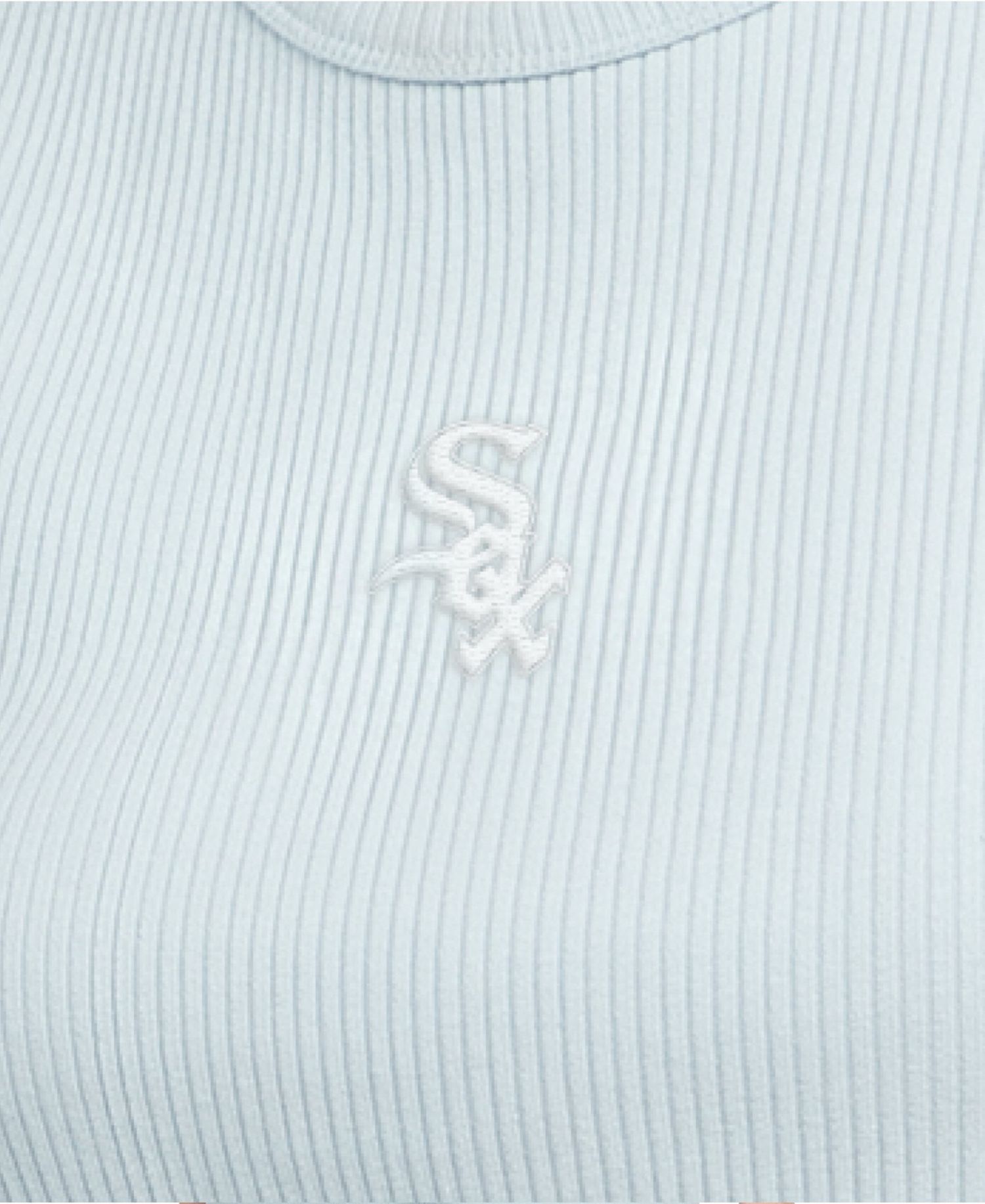 Women's Mint Chicago White Sox Pastels Ribbed Tank Top