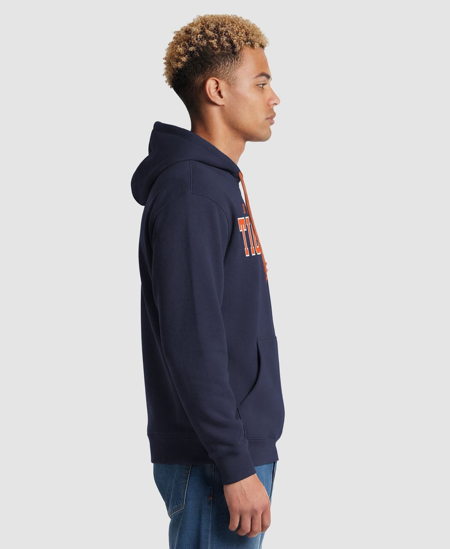 Men's Navy Detroit Tigers Fleece Hoodie
