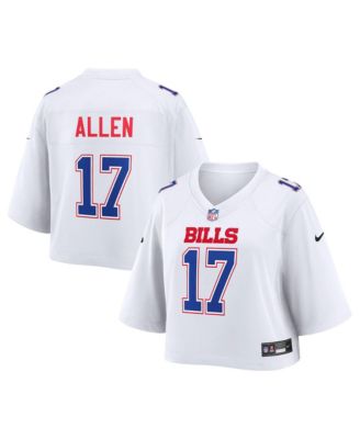 Women's Josh Allen White Buffalo Bills Cropped Fashion Game Jersey