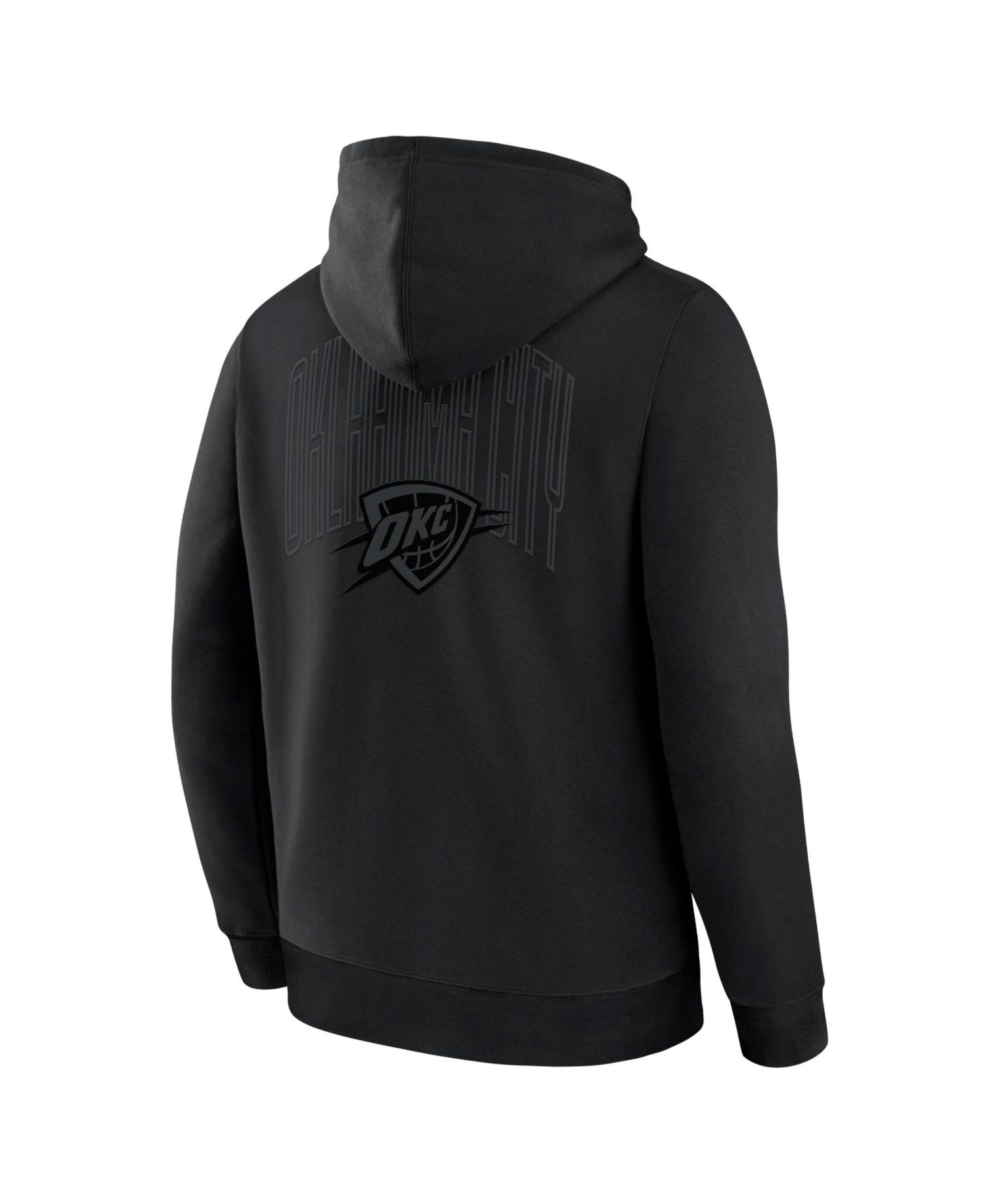 Men's Oklahoma City Thunder Black Out Hoodie