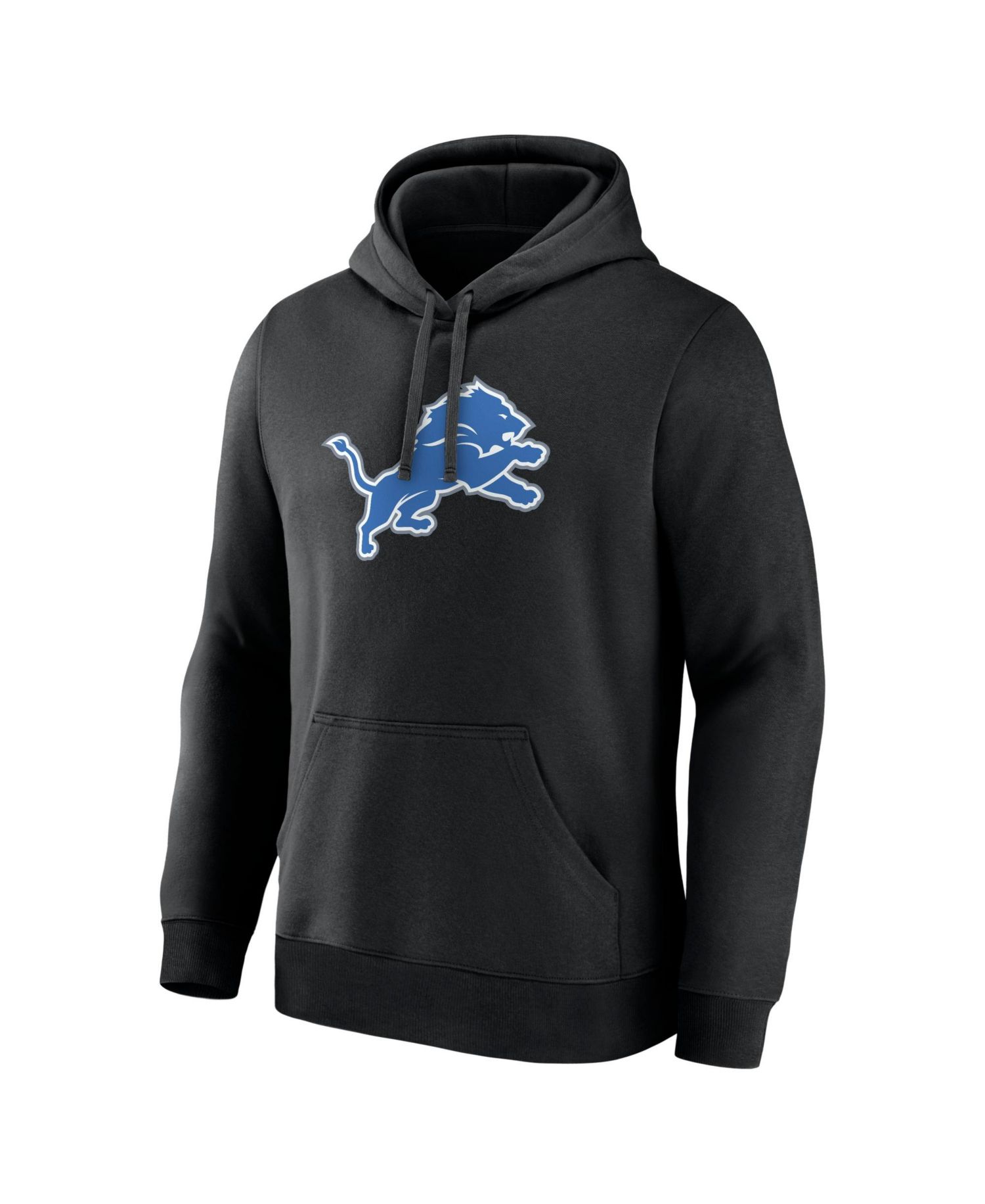 Men's Black Detroit Lions Primary Logo Hoodie