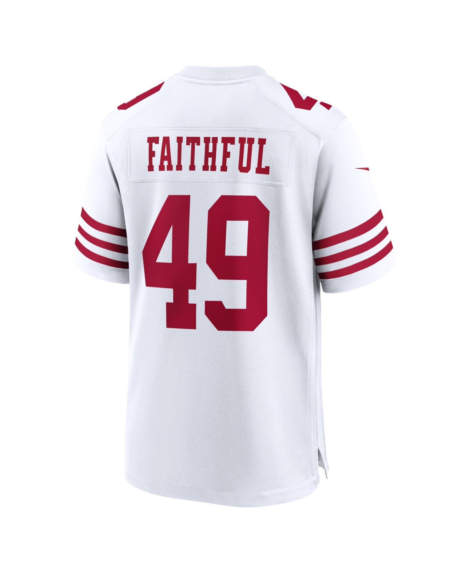 Men's The Faithful White San Francisco 49ers 80th Anniversary Game Jersey