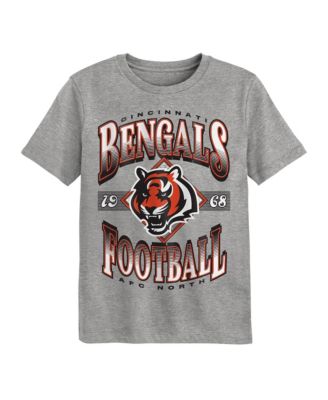 Preschool Dark Heather Gray Cincinnati Bengals Of Days Past T-Shirt
