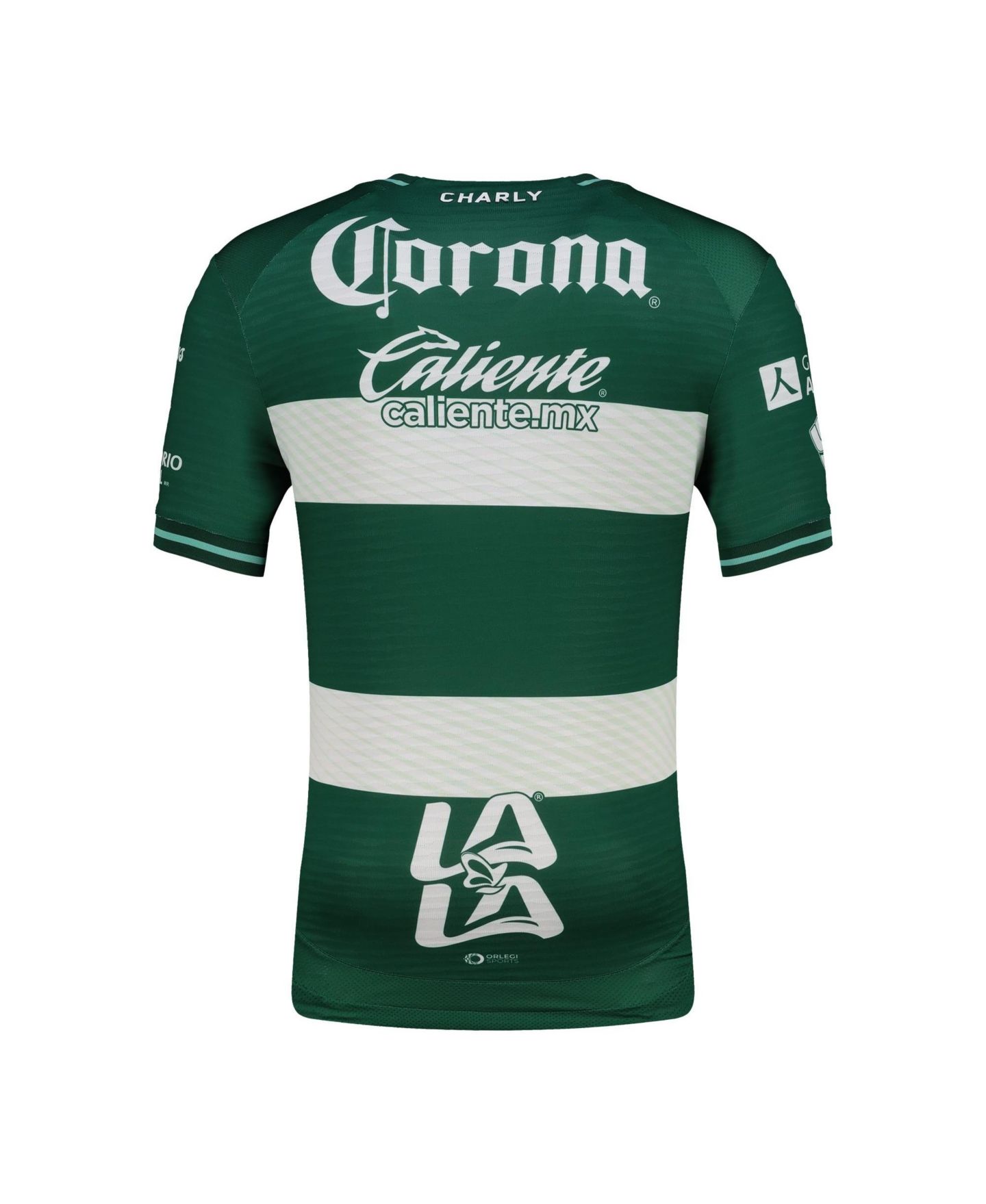 Мужской топ CHARLY Green Santos Laguna 2026/27 Home Authentic Jersey — фото 4