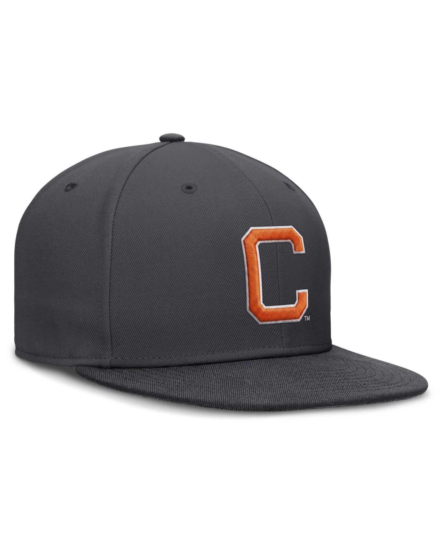 Men's Anthracite Clemson Tigers Pro Dri-FIT Fitted Hat