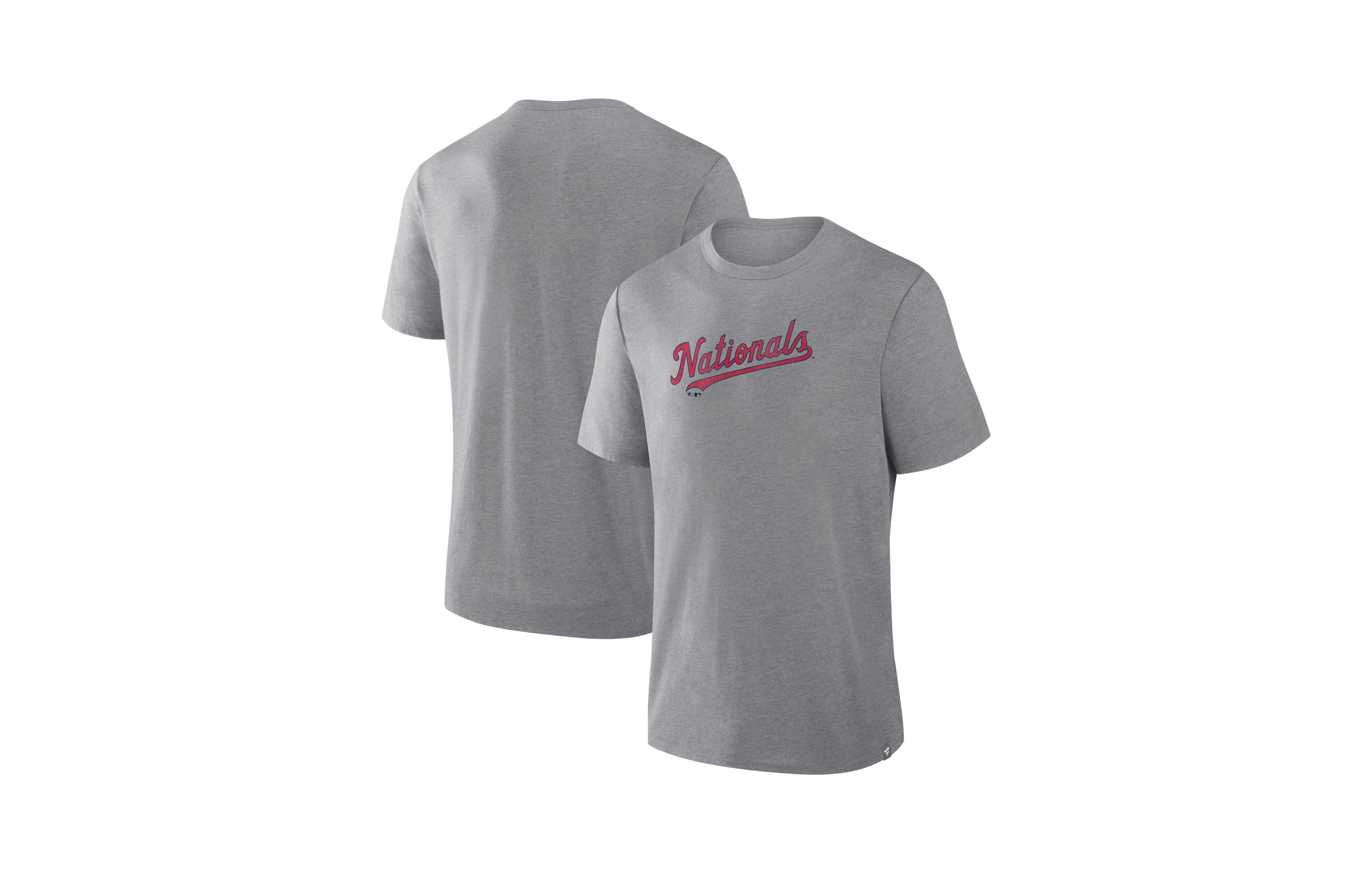 Fanatics Men's Washington Nationals Play Tribute Tri-Blend T-Shirt