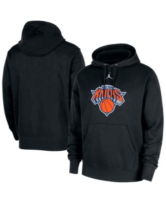 Men's  Black New York Knicks Statement Edition Club Fleece Hoodie