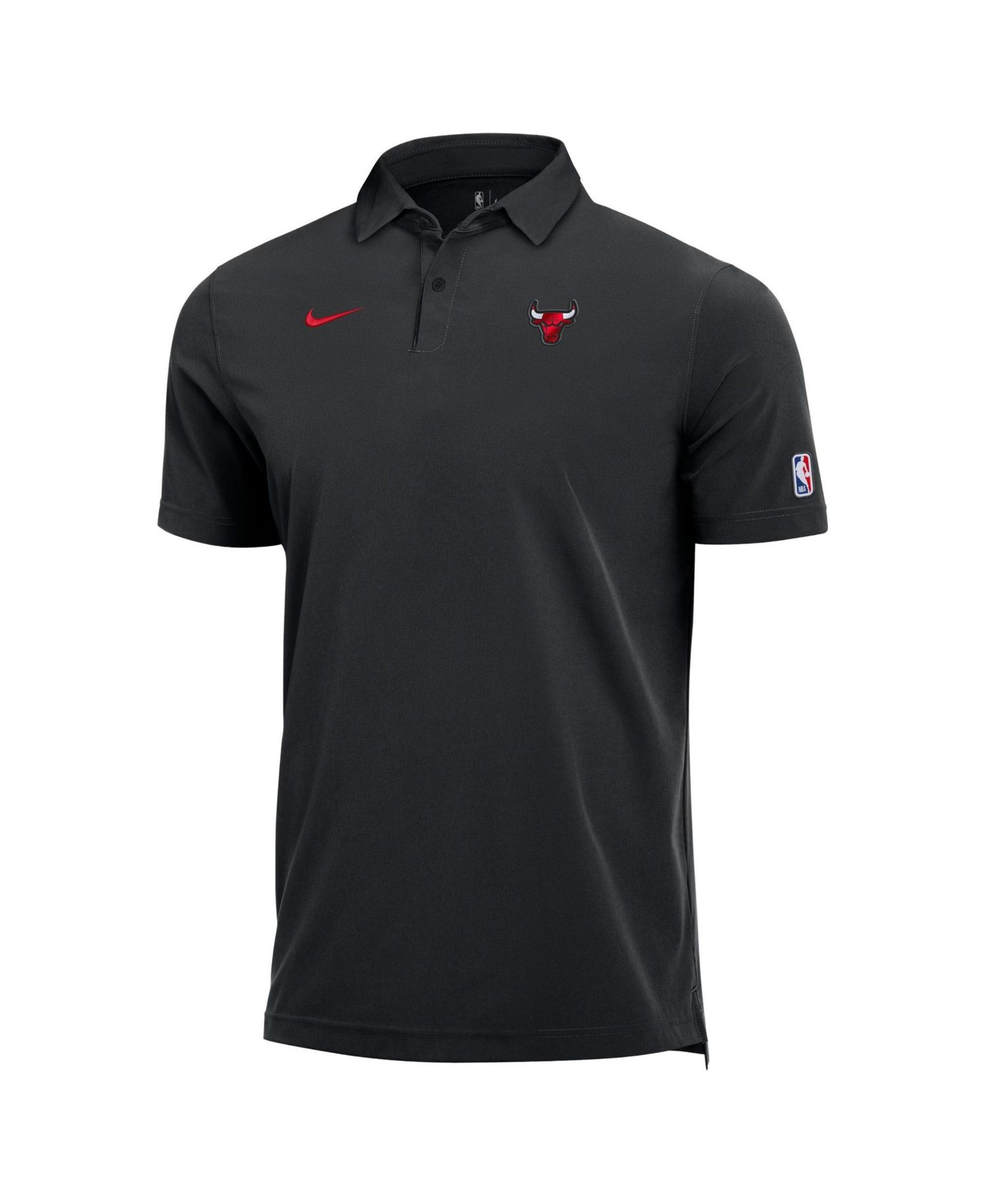 Men's Black Chicago Bulls 2026/27 Dri-FIT Coaches Polo Shirt