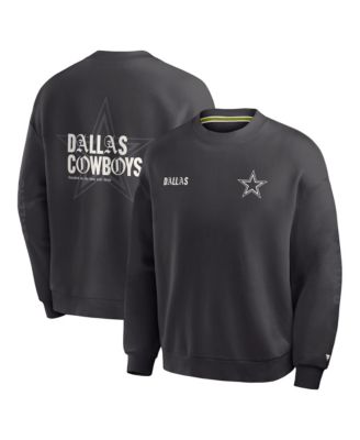 Men's Black Dallas Cowboys Oversized Type Play Multi Sweatshirt