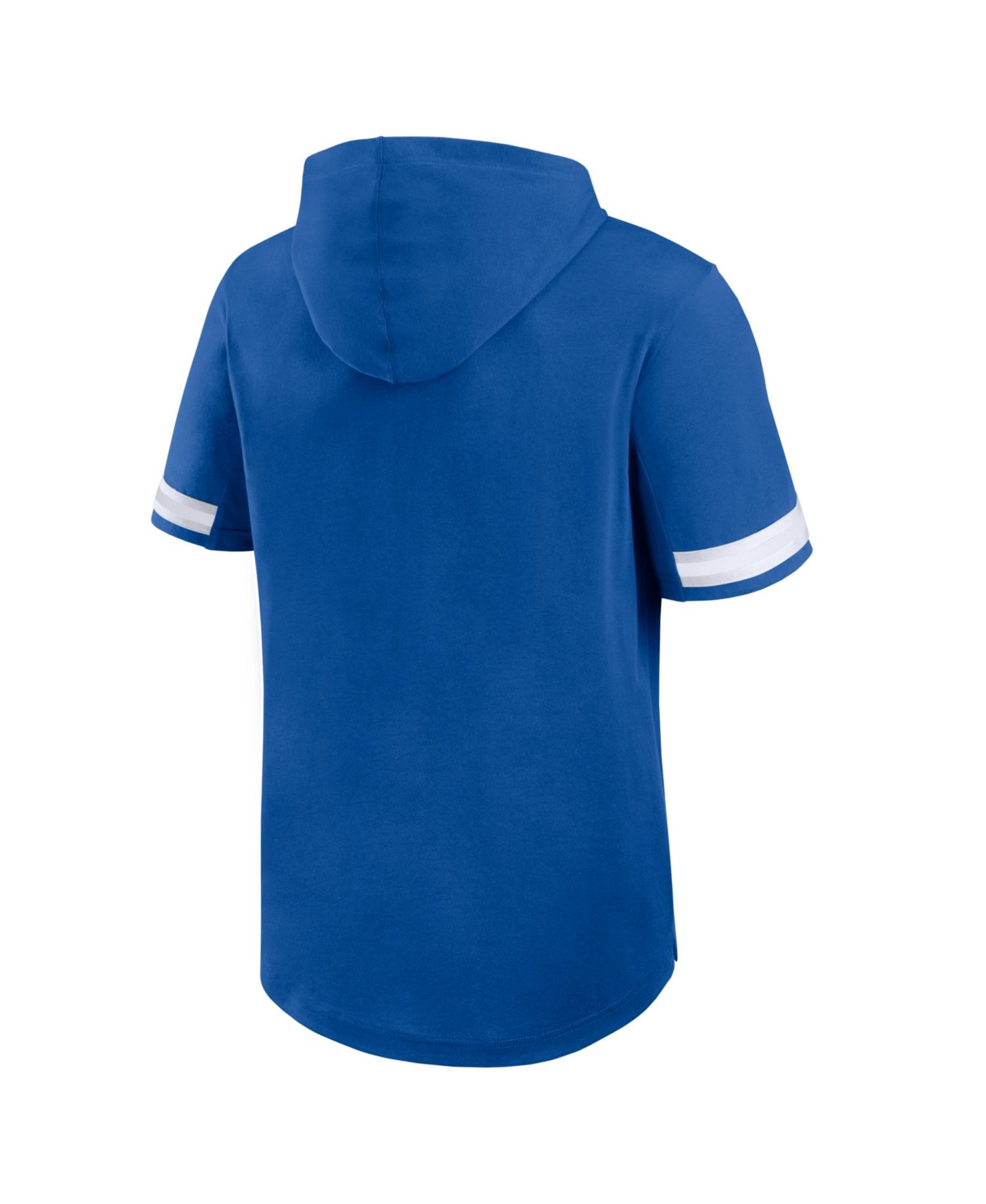Men's Royal Indianapolis Colts Optimal Play Short Sleeve Hooded T-Shirt