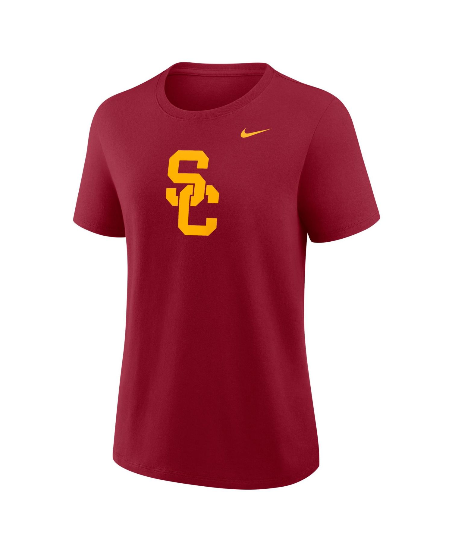 Women's Cardinal USC Trojans Primary Logo T-Shirt