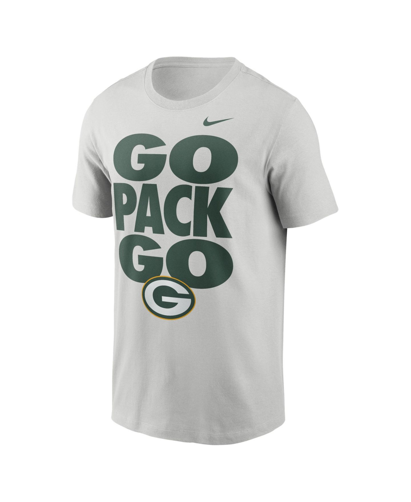 Мужская футболка Nike Gray Green Bay Packers We Run This — фото 4