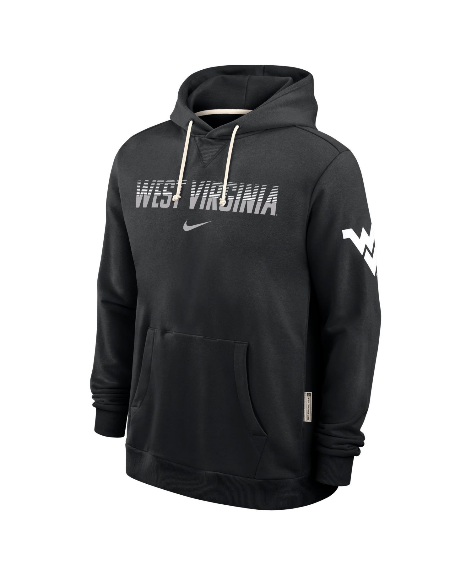 Men's Black West Virginia Mountaineers 2026 Sideline Standard Issue Dri-FIT Hoodie