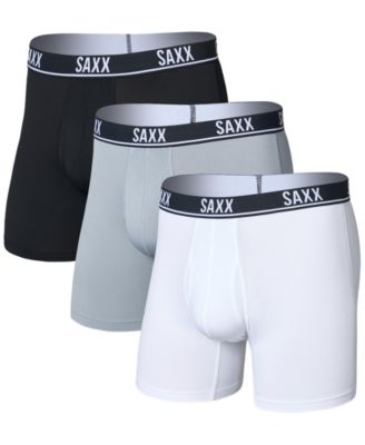 Men's Essential Performance Mesh Boxer Briefs, 3-Pack