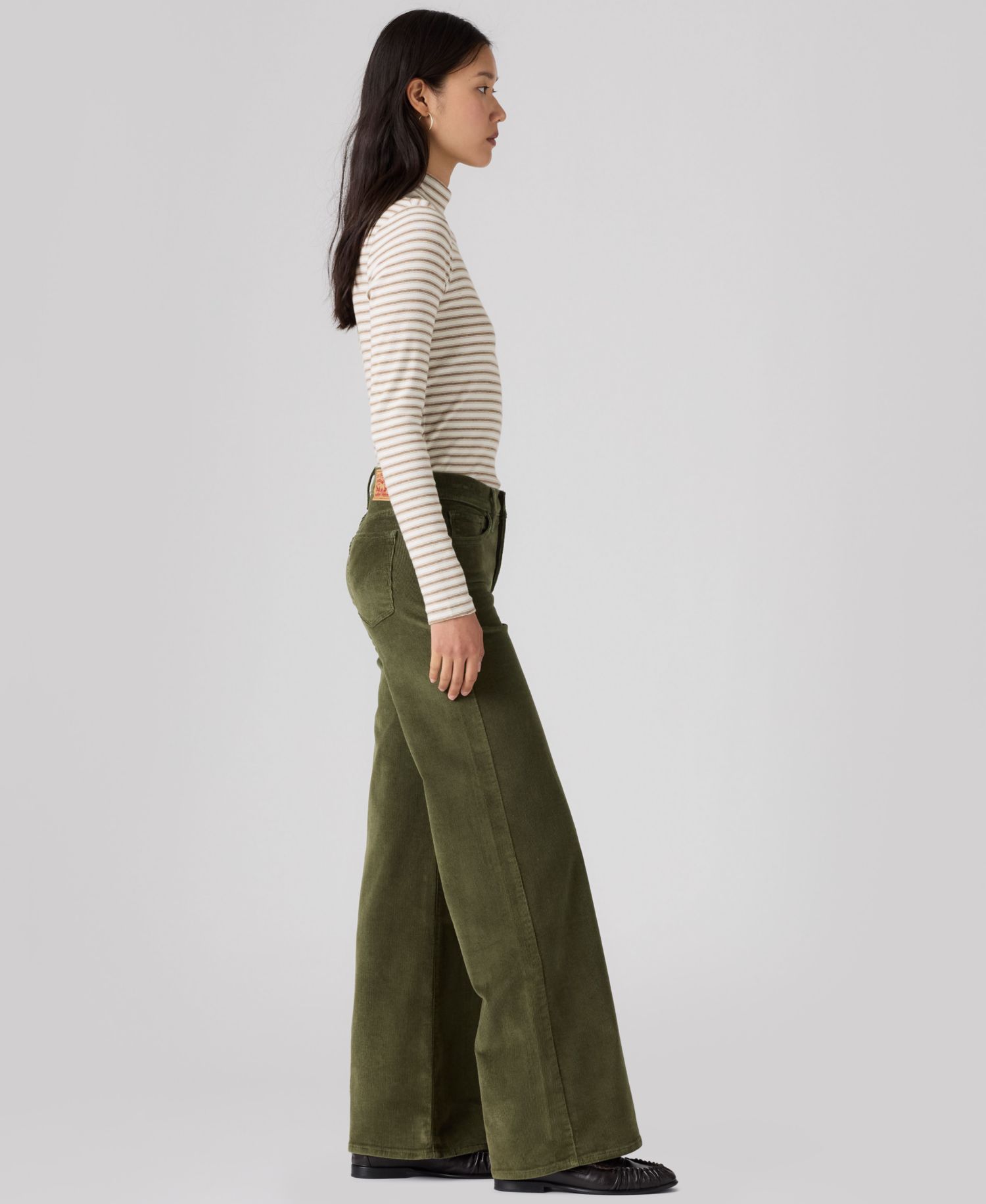 Corduroy 318 Shaping Wide-Leg Pants
