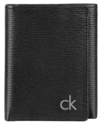 RFID Leather Trifold Wallet and Money Clip, 2-Piece Set