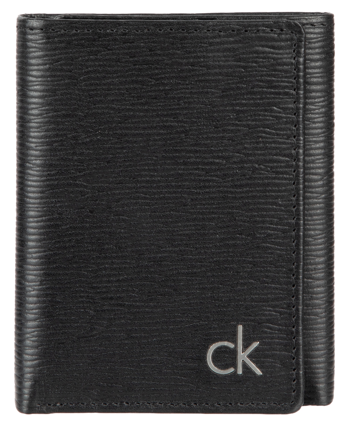 Calvin Klein Rfid Leather Trifold Wallet and Money Clip, 2-Piece Set