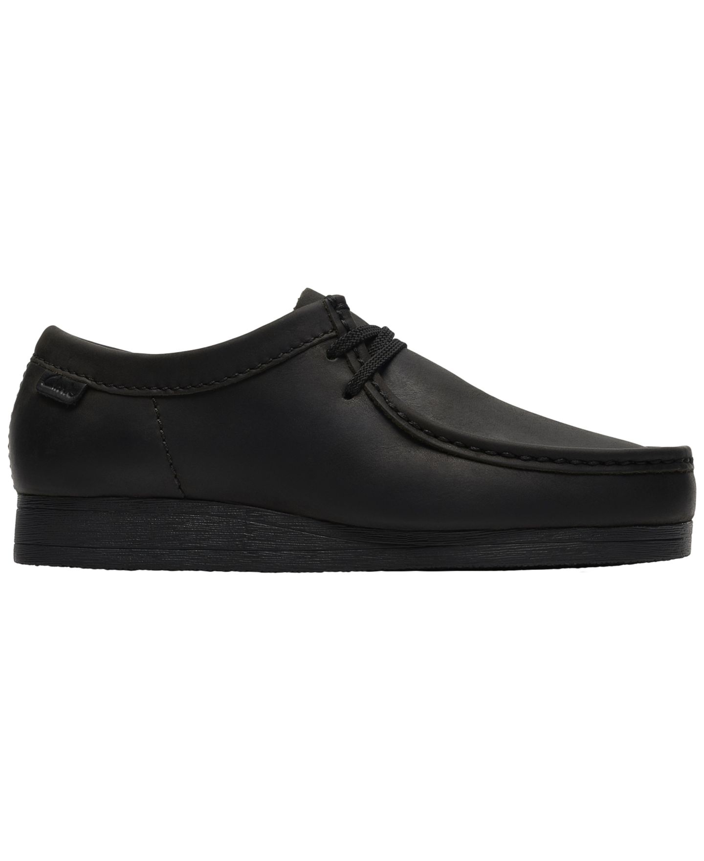 Мужские ботинки Clarks Wallaston Moc Toe Casual, цвет: Чёрный — фото 2