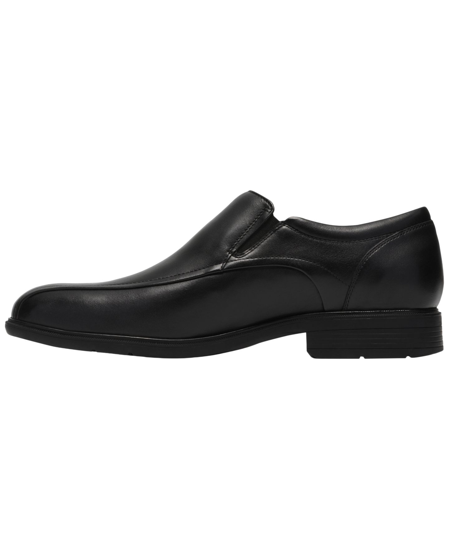 Мужские туфли Clarks Steadwell Step Waterproof Leather, цвет: Чёрный кожаный — фото 3