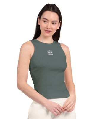 Women's   Green Green Bay Packers Athleisure Cropped Tank Top