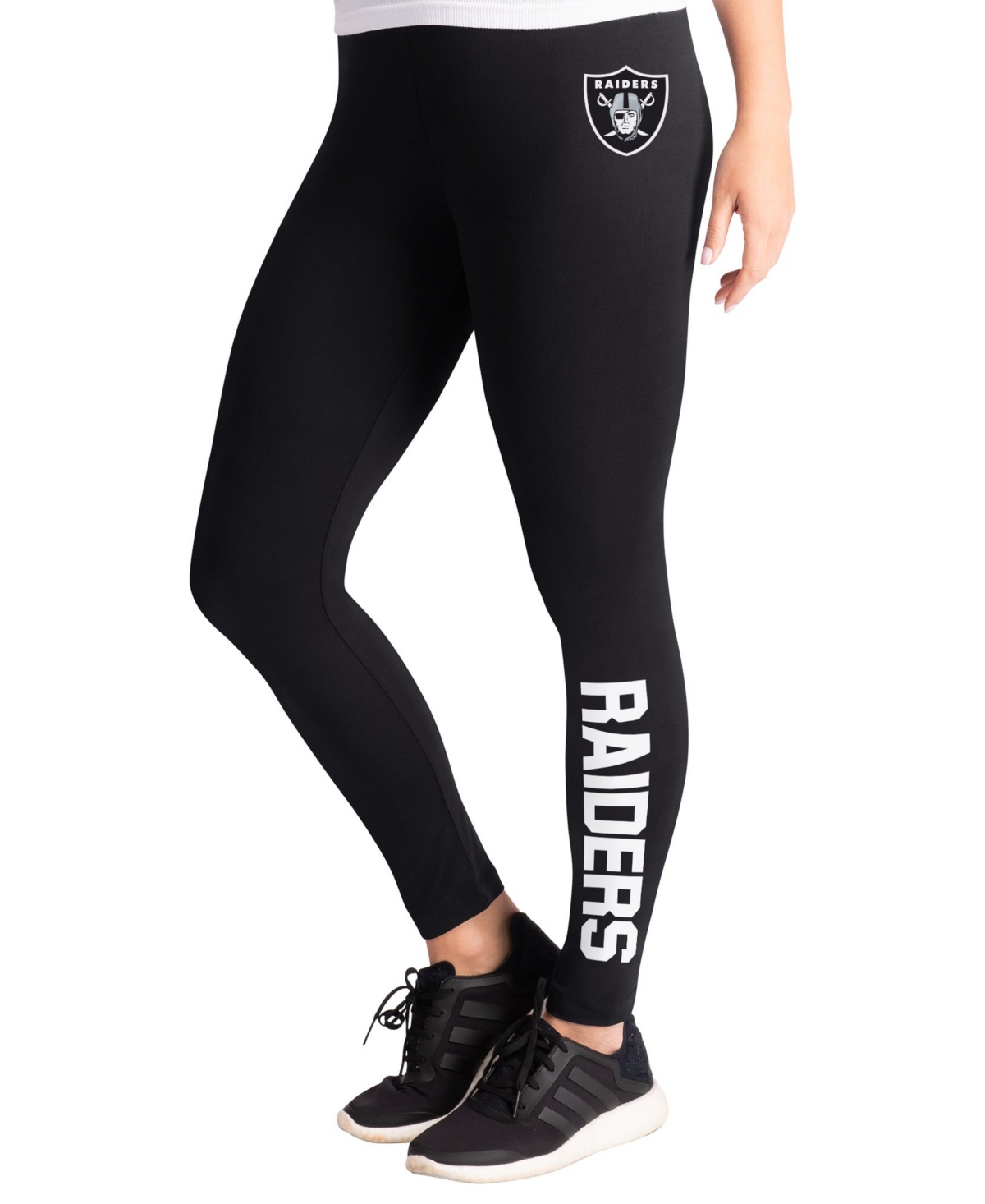 G-iii 4Her by Carl Banks Women's Black Las Vegas Raiders Pregame Leggings