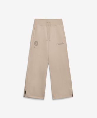Women's Tan Florida State Seminoles Neutral Stance Collection Phoenix Fleece Wide-Leg Sweatpants