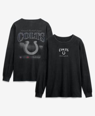 Men's Black Indianapolis Colts Midnight Falls Long Sleeve T-Shirt