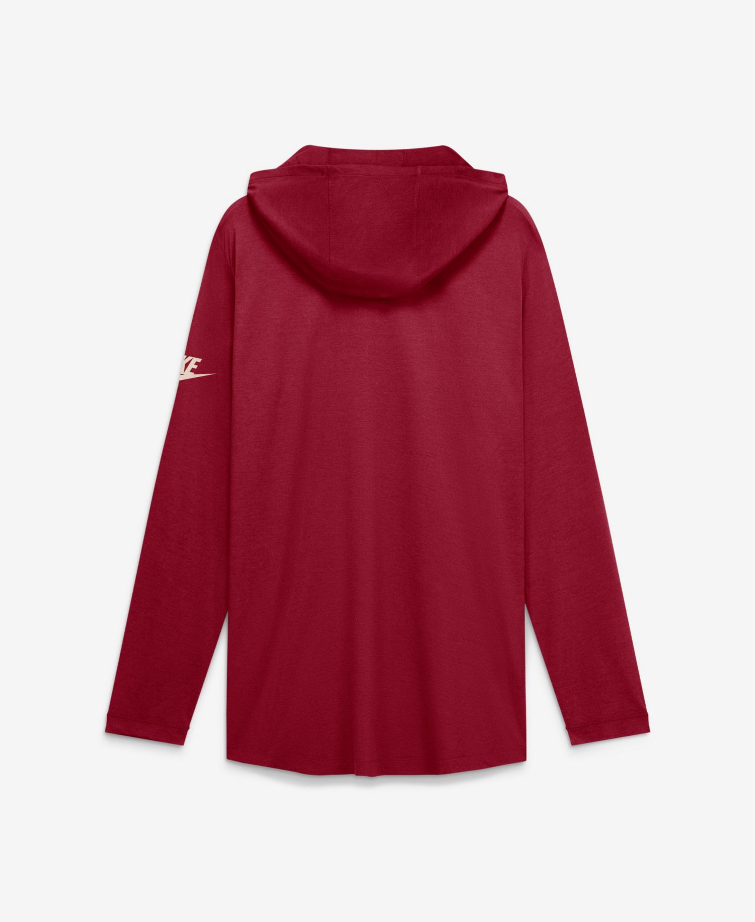 Men's Cardinal USC Trojans Legacy Arch Tri-Blend Long Sleeve Hooded T-Shirt