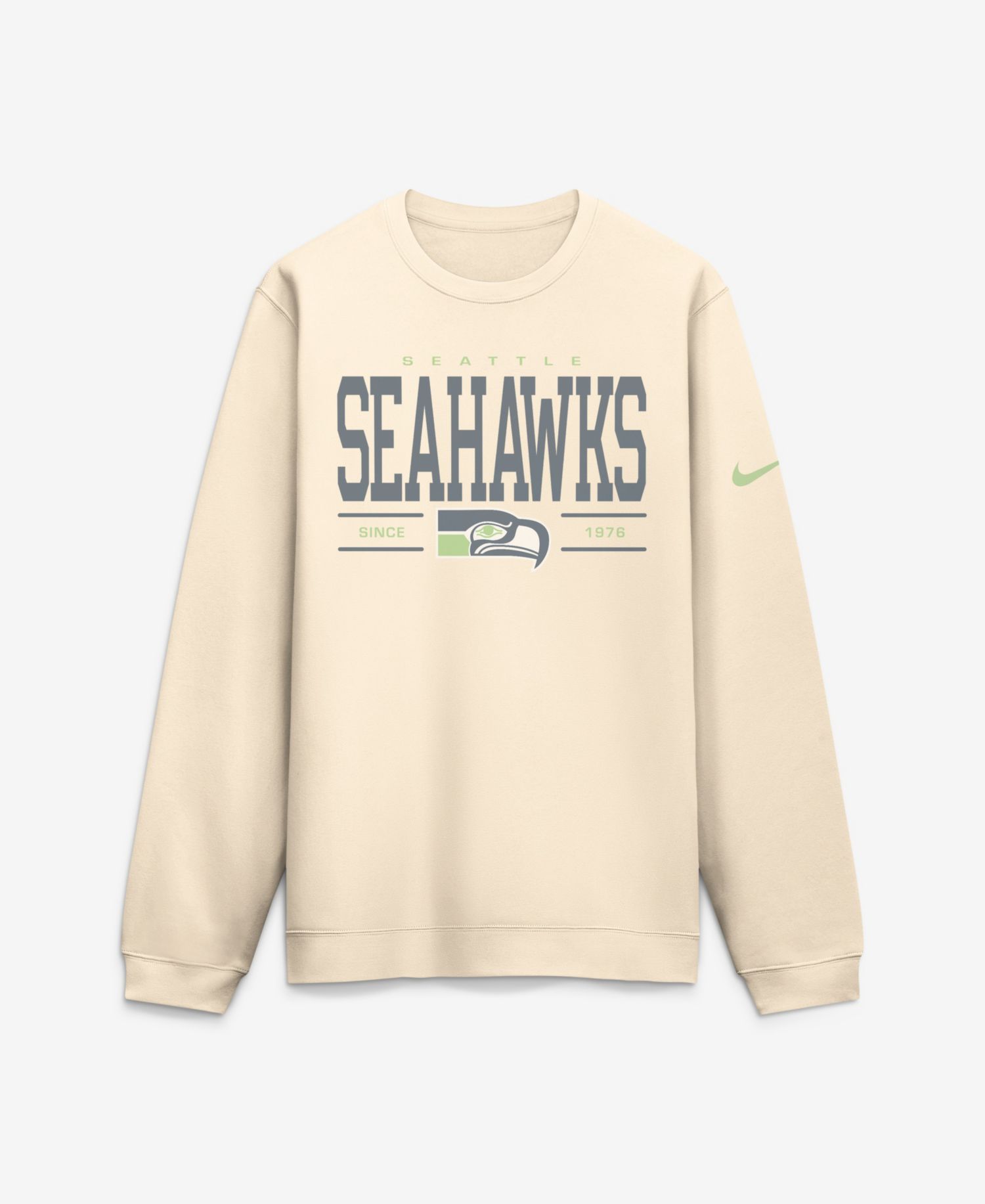 Men's Natural Seattle Seahawks Always Reppin' Club Sweatshirt