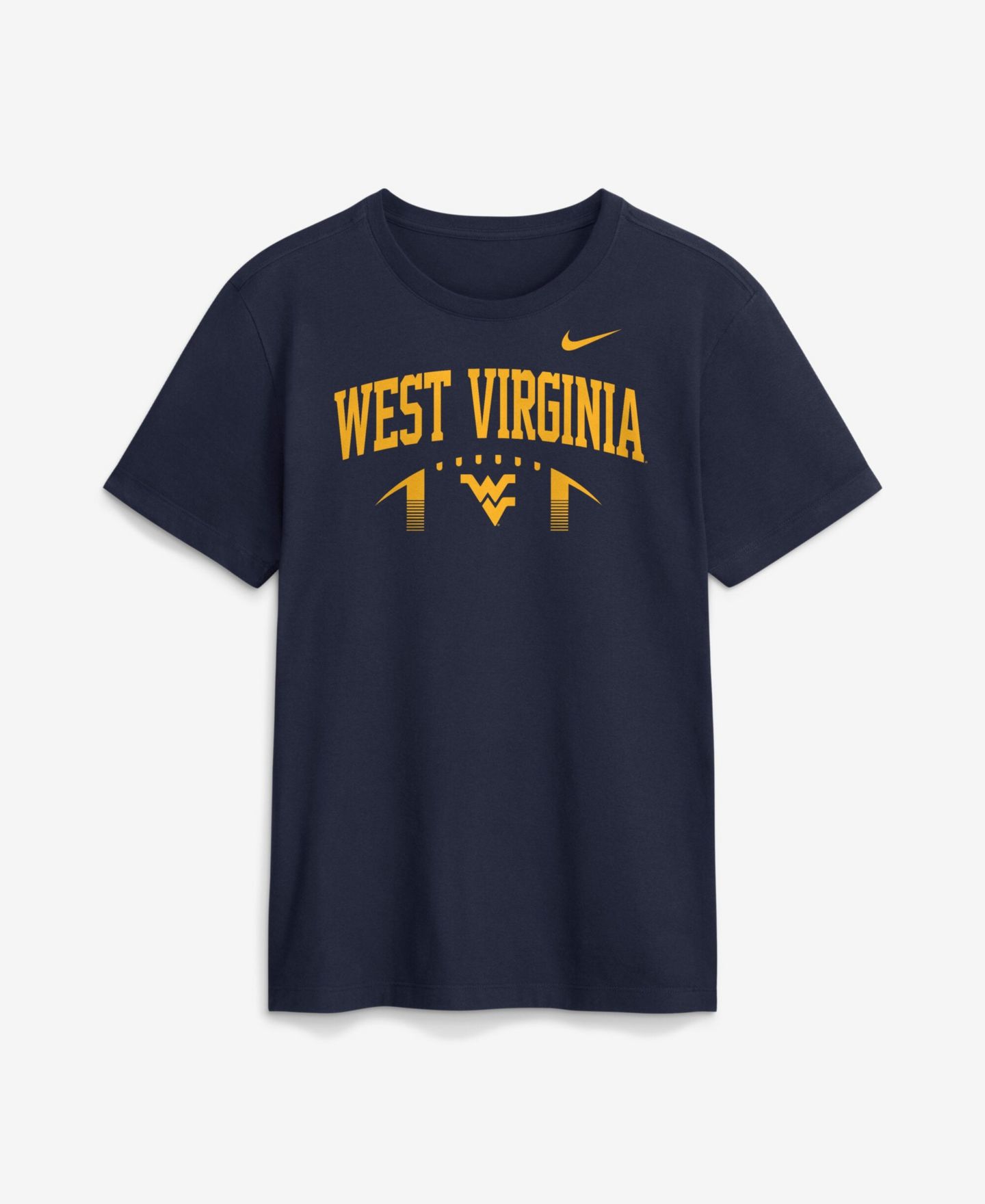Мужская футболка Nike Navy West Virginia Mountaineers Primetime Football Icon — фото 1